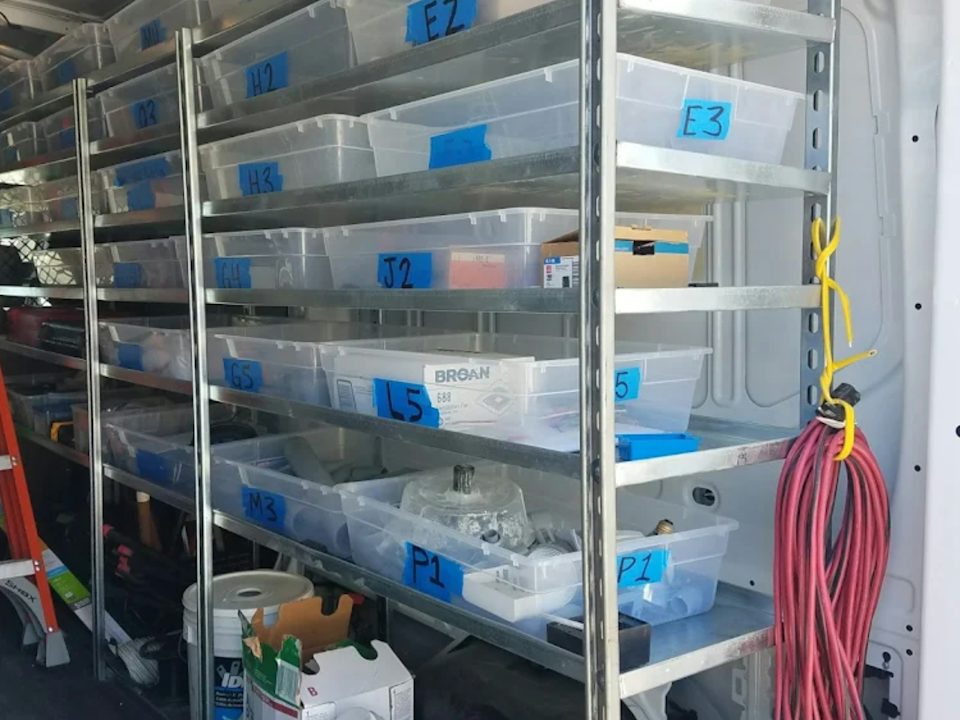 After: A storage room (example photo)